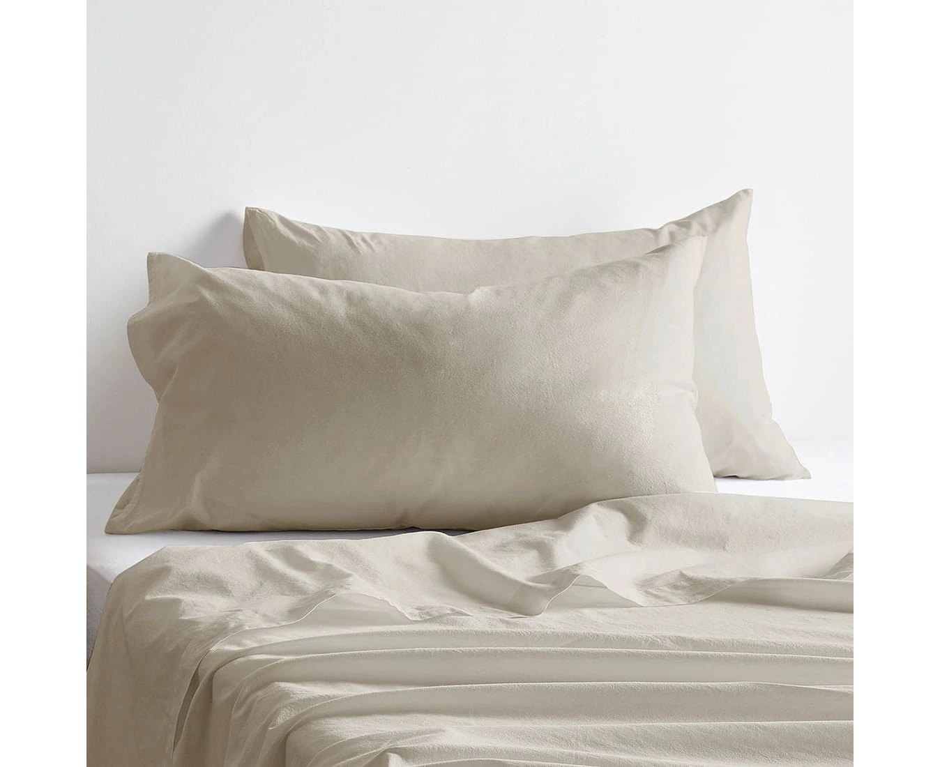 Arlo Stonewash 2 Pack Pillowcases