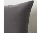 Arlo Stonewash European Pillowcase - Grey