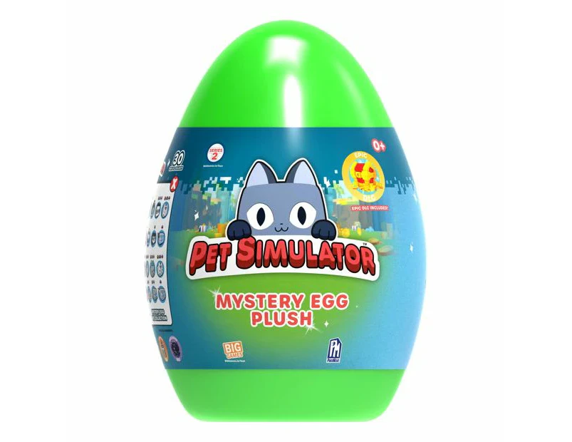 Pet Simulator X Blue 6 Inch Mystery Egg with Plush & DLC Code