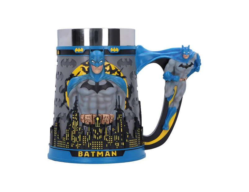 Nemesis Now Batman The Caped Crusader Tankard 15.5cm, Resin, Officially Licensed DC Merchandise, Batman Beer Mug, Cast in The Finest Resin, Expertly - MKTP