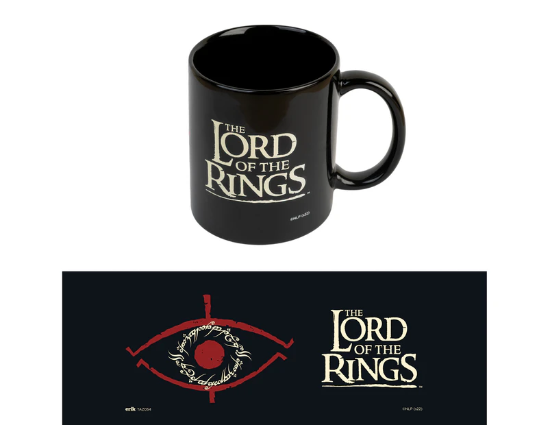 Official The Lord of The Rings Ceramic Mug - 35 cl / 350 ml – 3.74 x 3.15 inch / 9.5 x 8 cm - Lord of The Rings Mug - Coffee Mug - Tea Mug - LOTR Me - MKTP