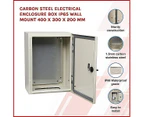 Carbon Steel Electrical Enclosure Box IP65 Wall Mount 400 x 300 x 200 mm