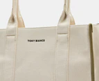 Tony Bianco Lana Oversized Tote Bag - Beige/Khaki