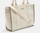 Tony Bianco Lana Oversized Tote Bag - Beige/Khaki