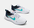 Nike Women's Downshifter 12 Running Shoes - White/Obsidian/Picante Red/Clear Jade