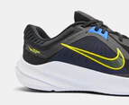 Nike Men's Quest 5 Road Running Shoes - Black/Racer Blue/White/High Voltage