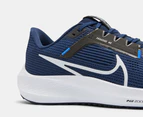 Nike Men's Air Zoom Pegasus 40 Running Shoes - Midnight Navy/Black/Racer Blue/Pure Platinum