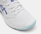 ASICS Women's Netburner Ballistic FF 3 Sports Shoes - White/Blue Violet
