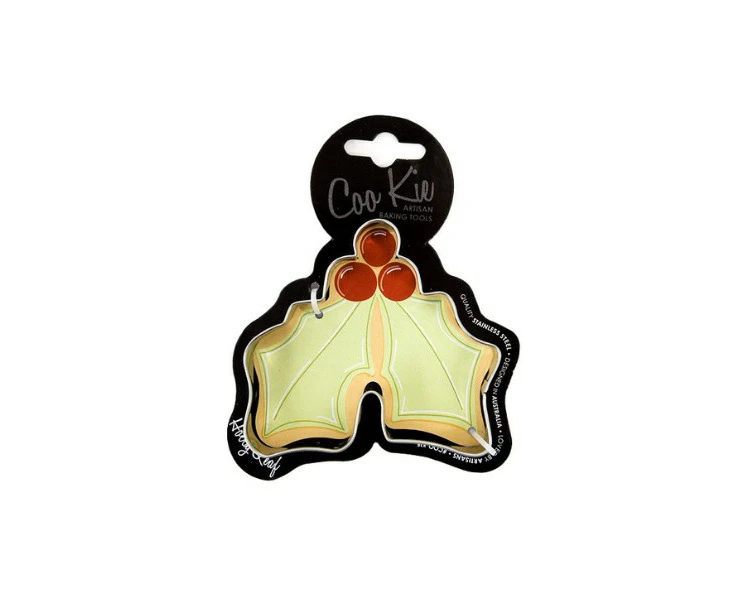 Coo Kie Cookie Cutter - Holly Leaf