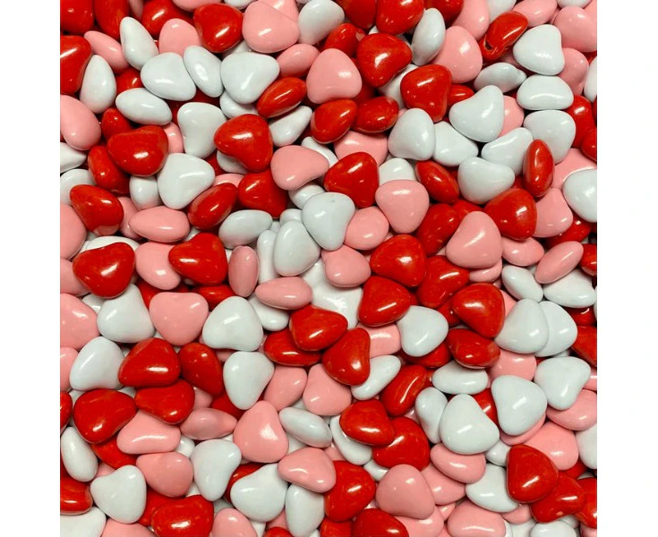 Red and Pink Chocolate Hearts (1kg)