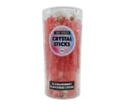 16pk Red Strawberry Crystal Sticks 352g