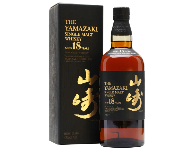 Yamazaki 18 Year Old Single Malt Japanese Whisky 700mL