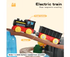 Bopeep Toy Train Set Track DIY Wooden Thomas Miniature Magnetic Trains Xmas Gift