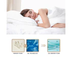 Bedra Double Mattress Cool Gel Foam Bonnell Spring Luxury Pillow Top Bed 22cm