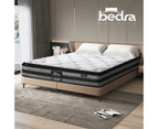 Bedra Double Mattress Cool Gel Foam Bonnell Spring Luxury Pillow Top Bed 22cm