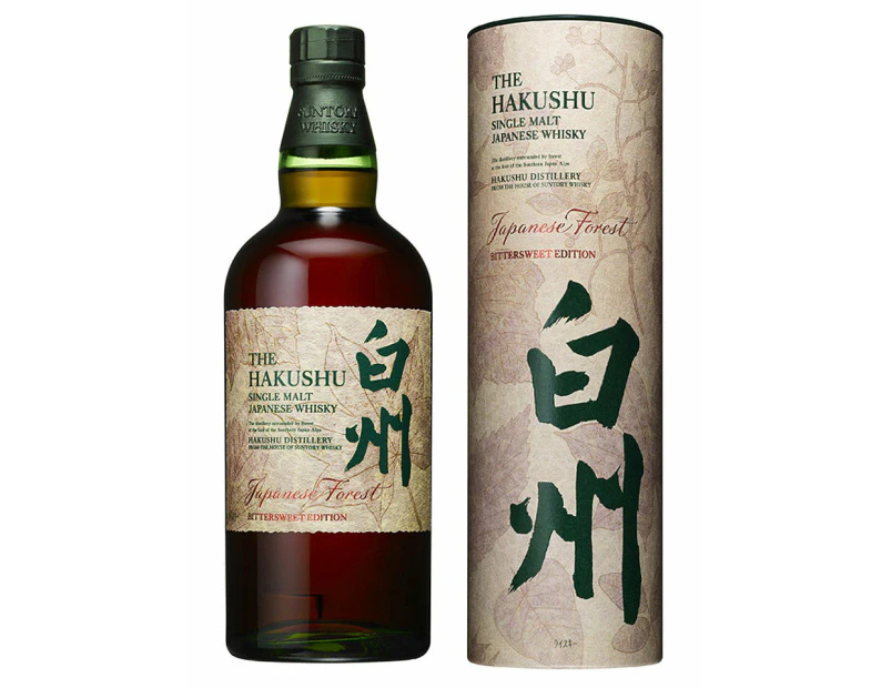 Hakushu Japanese Forest Bittersweet Limited Edition Single Malt Japanese Whisky 700ml