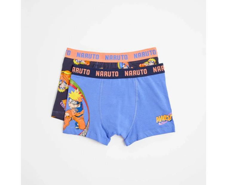 Naruto Boys Trunks 2 Pack - Blue