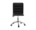 Artiss Office Chair Conference Chairs PU Leather Low Back Black