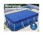 Aqua Buddy Pool Cover 3x2m Above-ground Swimming Pool Blanket Blue