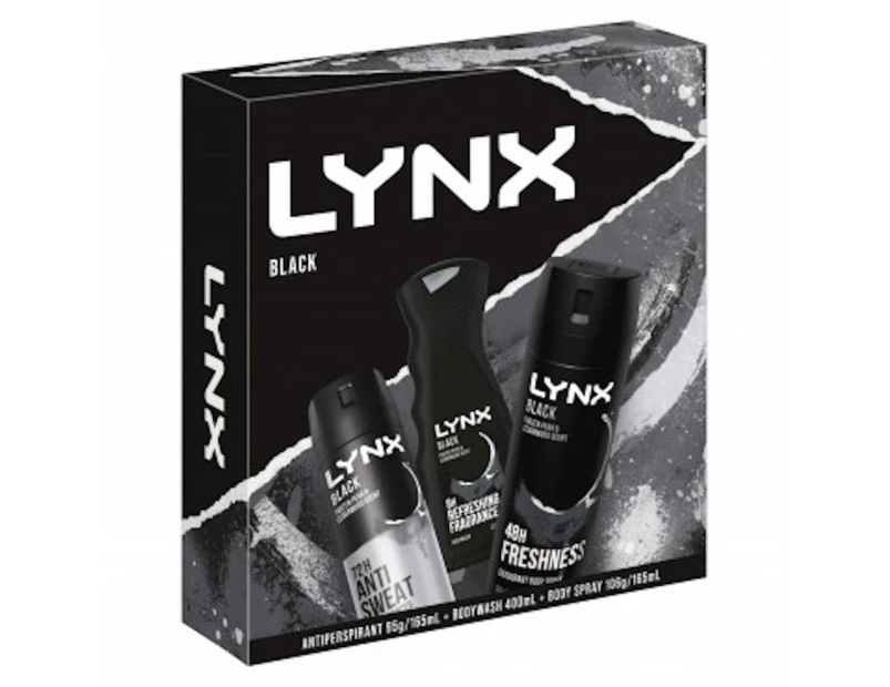 Lynx Black Trio Gift Pack 2023