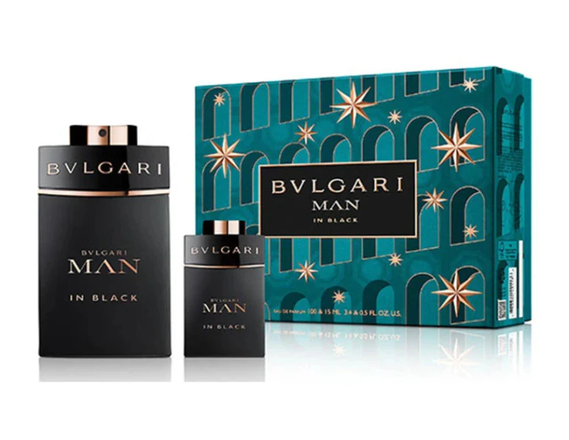 Bvlgari Man In Black Eau De Parfum 2-Pcs Set  / New With Box