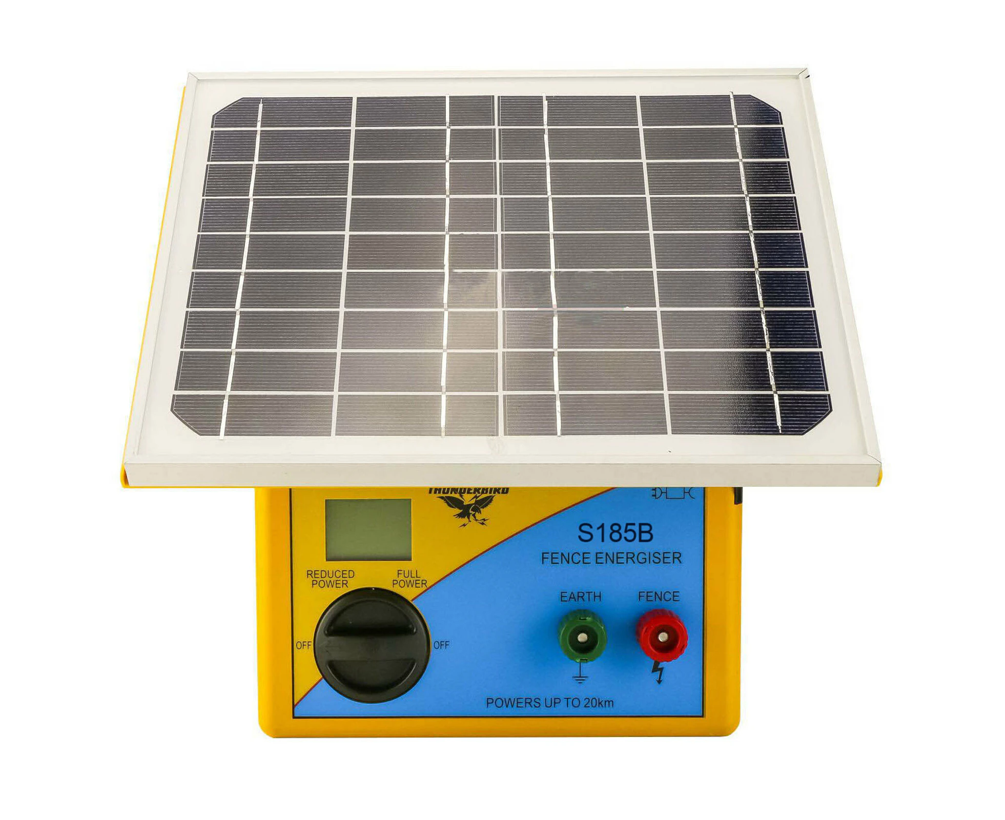 Thunderbird 20km Solar Electric Fence Energiser | S-185B