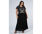 THE POETIC GYPSY Women's Love Spice Maxi Skirt