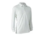 Kookaburra Sport Predator Lightweight Cricket Shirt Long Sleeve White - White