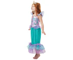 Disney Ariel Glitter & Sparkle Kids Girls Dress Up Halloween Party Costume