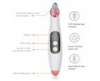 Blackhead Remover Vacuum Pore Cleaner With Camera - Acne Extractor Tool Exfoliating Machine Removal Beauty Device With 3 Adjustable Suction Power And 5 Rep