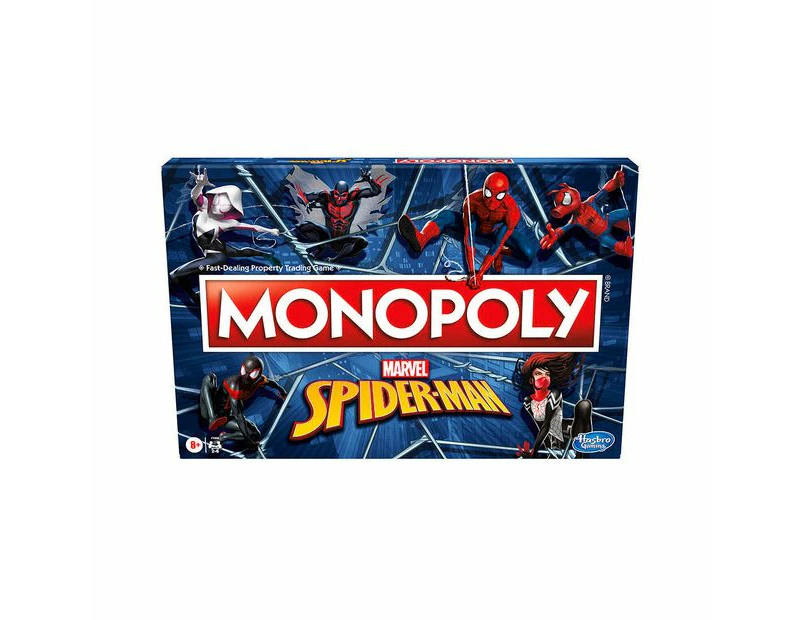 Monopoly: Marvel Spider-Man Edition Board Game - Red