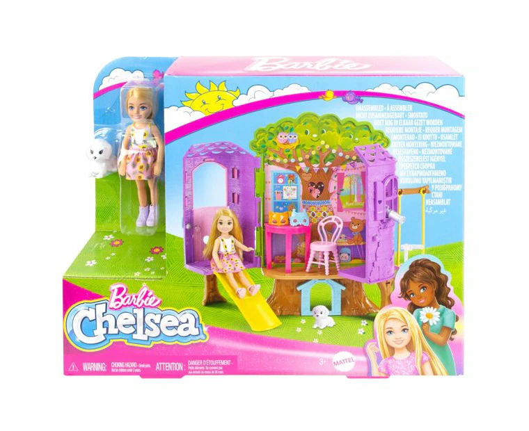 Barbie Chelsea Doll and Treehouse Playset