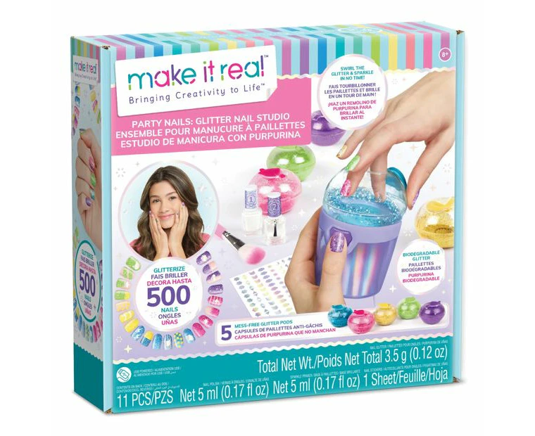 Make It Real Party Nails Manucure Set