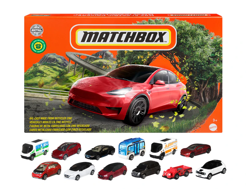 Matchbox MBX Electric Drivers Die-Cast Vehicles 12-Pack