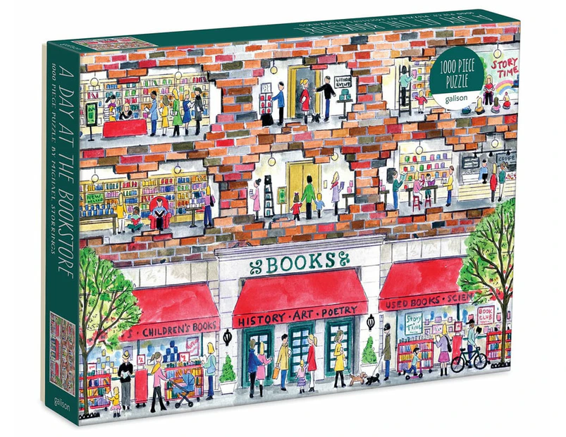 A Day at the Bookstore - Puzzle : 1000-Piece Jigsaw Puzzle