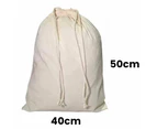 Calico Drawstring Bag H50*W40cm - 30 Bags