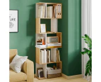 5 Tiers Versatile Arched Bookshelf Bookcase Bedroom Storage Shelf Display Shelf
