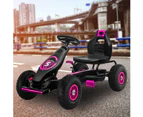 Kahuna G18 Kids Ride On Pedal Go Kart - Rose Pink