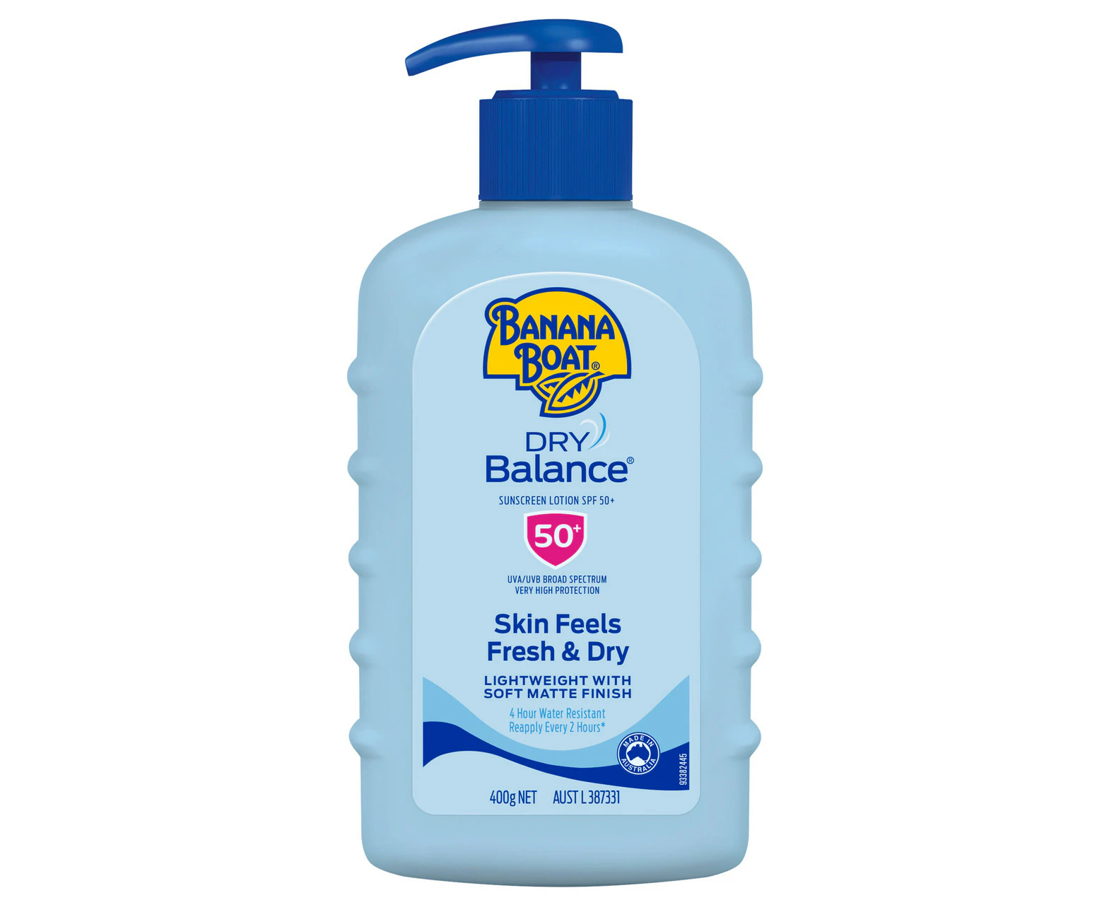 Banana Boat Dry Balance SPF50 Pump 400g