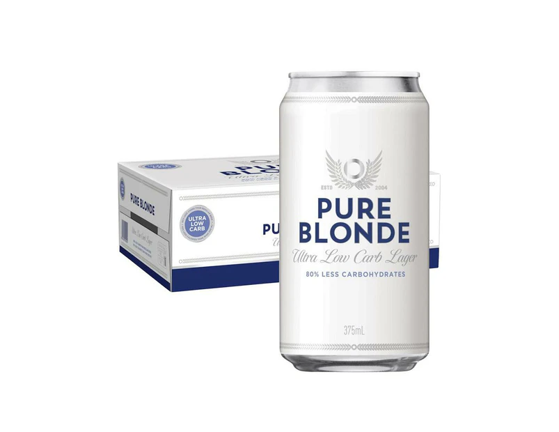 Pure Blonde Ultra Low Carb Lager Case 24 X 375ml Cans