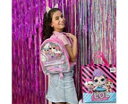 Lol Surprise 23 Kids Showbag Backpack/Drink Bottle Hair Extension/Headband Skirt