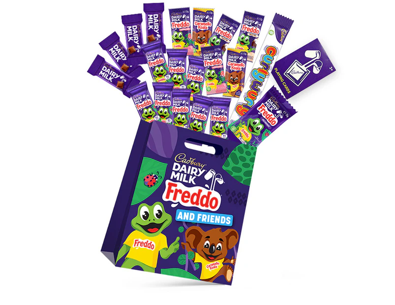 20pc Cadbury Dairy Milk Freddo & Friends Showbag Confectionery Chocolate Snacks