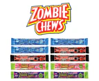 Zombie Chews Sour Candy Bar Confectionery Lolly Chewy Sweet Mix Flavour Showbag