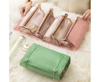 Cosmetic Bag Drawstring Makeup Case Storage Roll Bag Portable Carry Box Travel - Pink