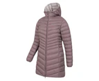 Mountain Warehouse Womens Florence Long Padded Jacket (Rose) - MW1053