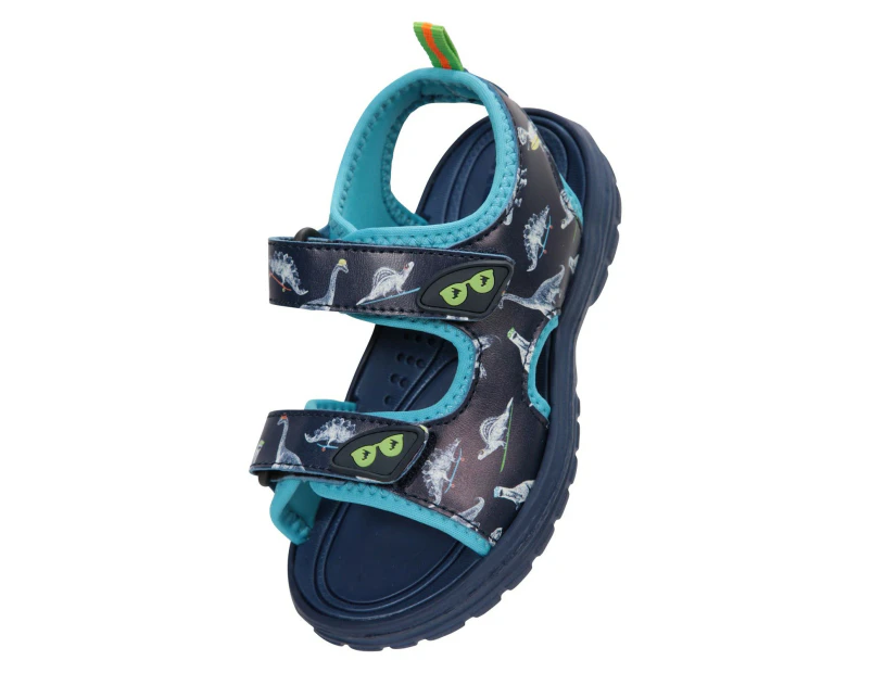Mountain Warehouse Childrens/Kids Sand Dinosaur Sandals (Navy) - MW1221