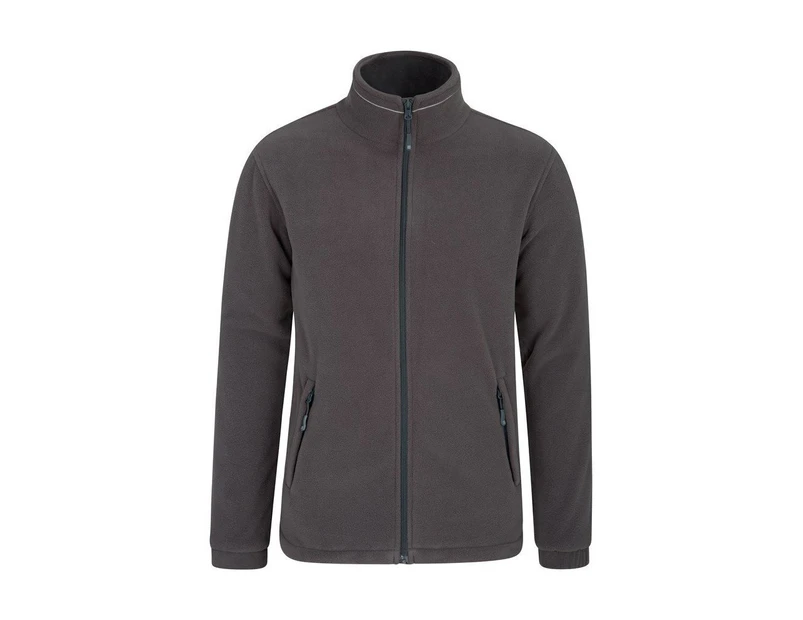 Mountain Warehouse Mens Bernard Windproof Fleece Jacket (Dark Grey) - MW118