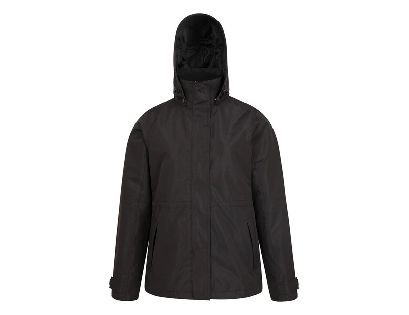 Mountain Warehouse Womens Fell 3 in 1 Water Resistant Jacket (Black) - MW114