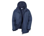 Mountain Warehouse Womens Fell 3 in 1 Water Resistant Jacket (Navy) - MW114