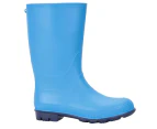 Mountain Warehouse Childrens/Kids Plain Wellington Boots (Blue) - MW122